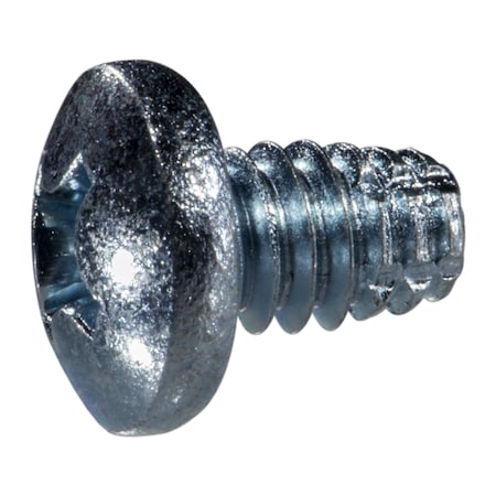 Midwest Fastener Sheet Metal Screw, 1/4" x 3/8 in, Zinc Plated Steel Pan Head Phillips Drive, 25 PK 931661